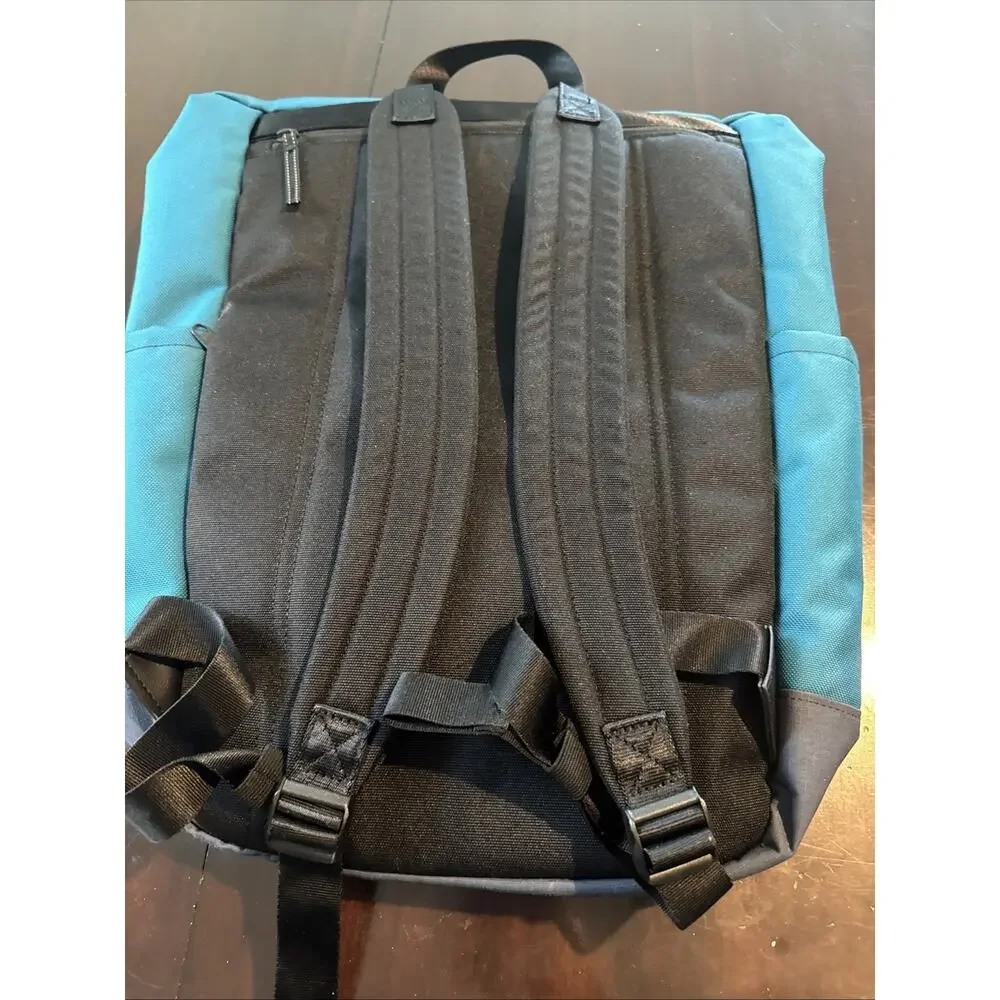 NEW TIMBUK2 Tuck Laptop Backpack, Roll Top, Commute, Adventure, Dark Teal/Gray